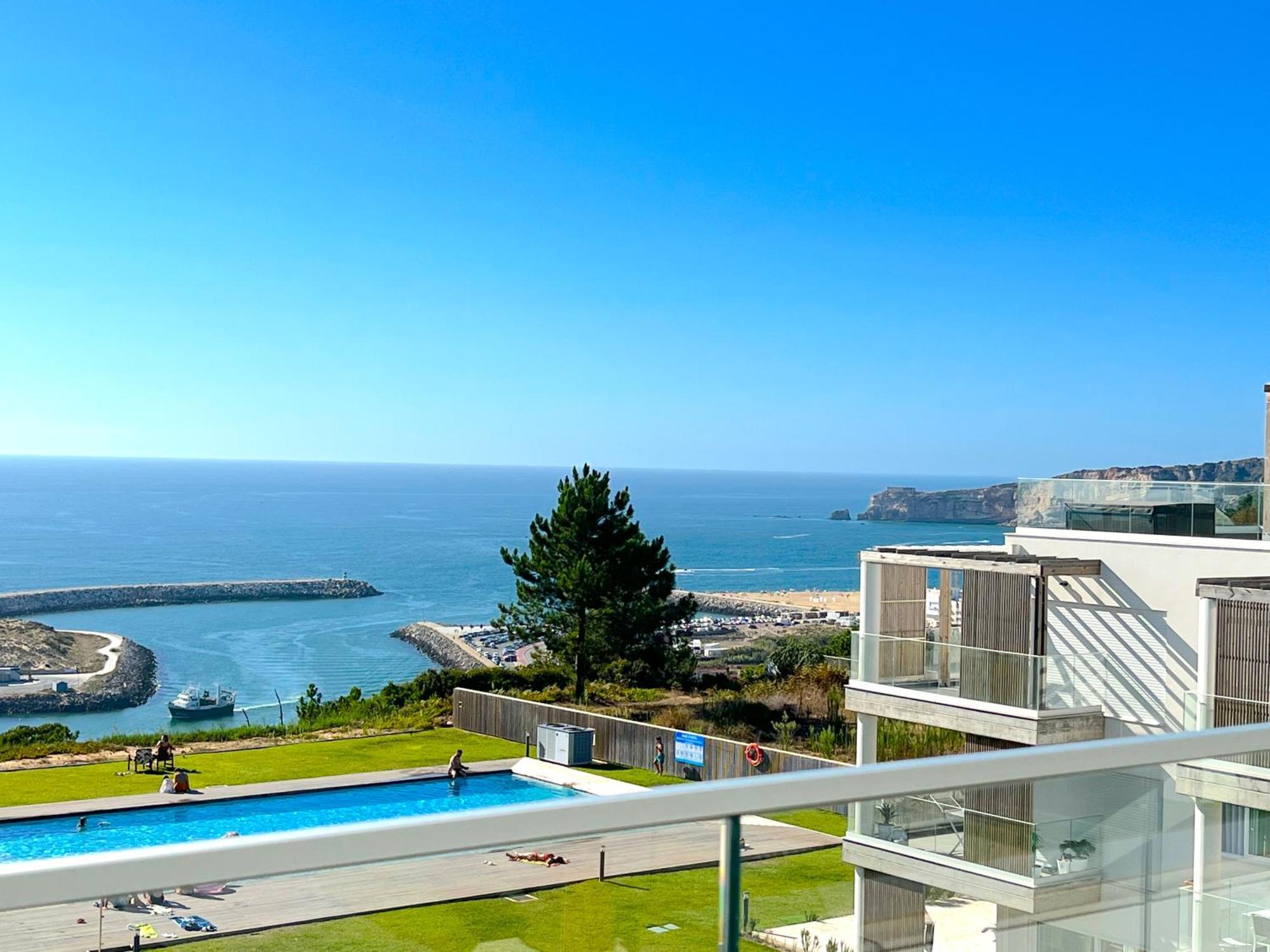 Mar A Vista - Condominium With Pool, Gym And Sea Views Nazaré Exterior foto