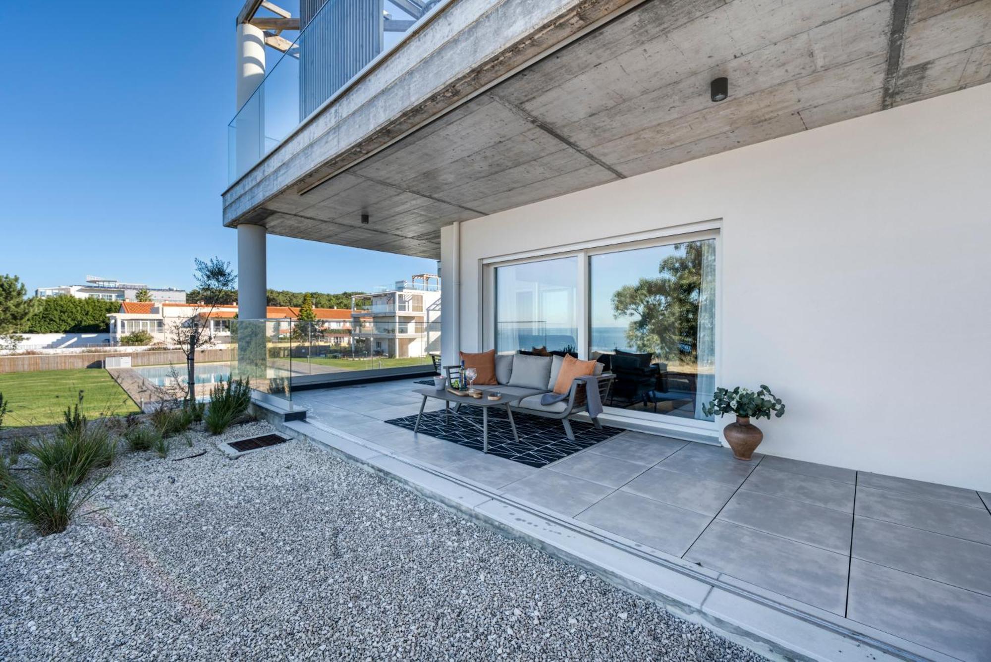 Mar A Vista - Condominium With Pool, Gym And Sea Views Nazaré Quarto foto