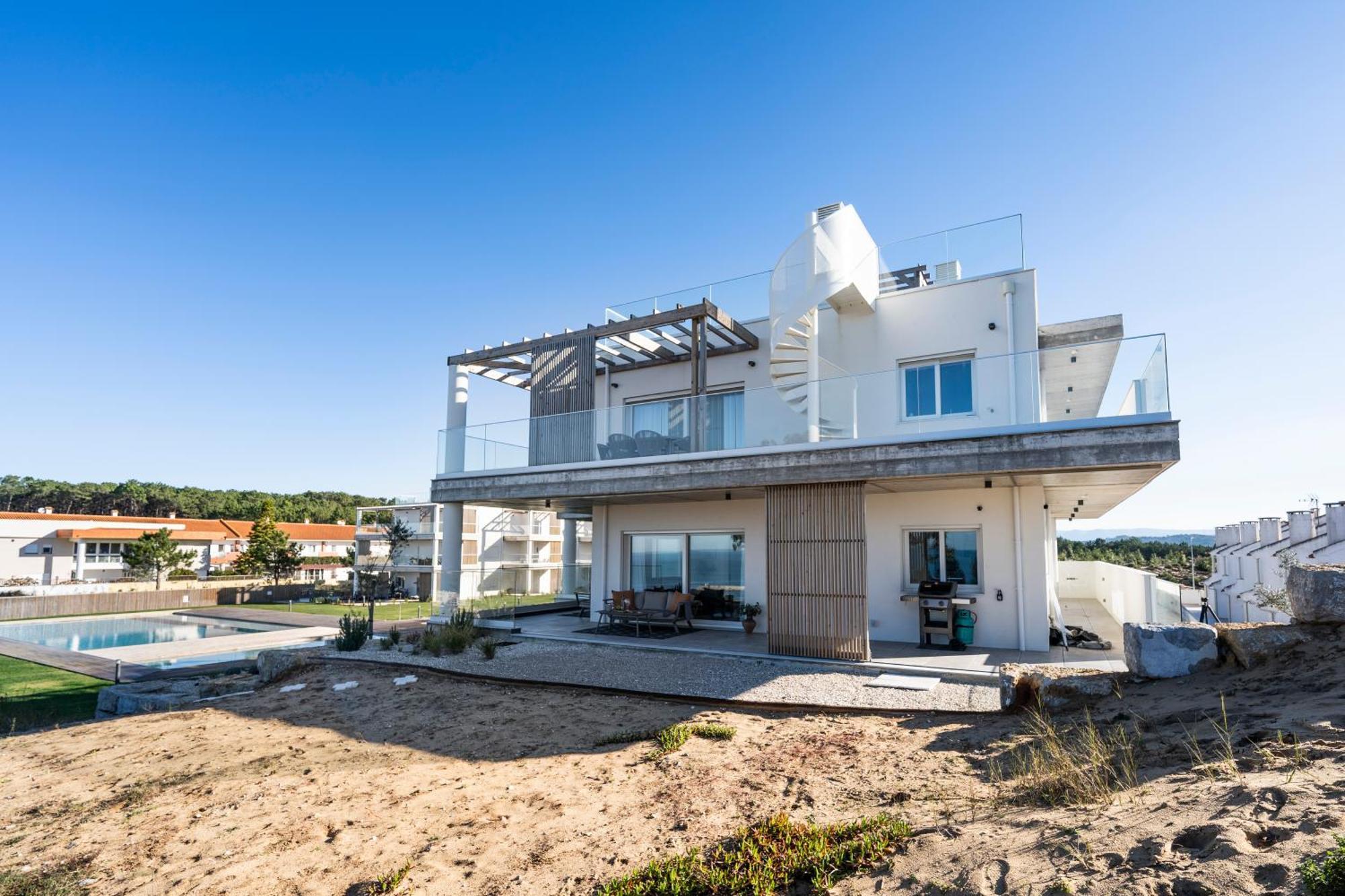 Mar A Vista - Condominium With Pool, Gym And Sea Views Nazaré Quarto foto