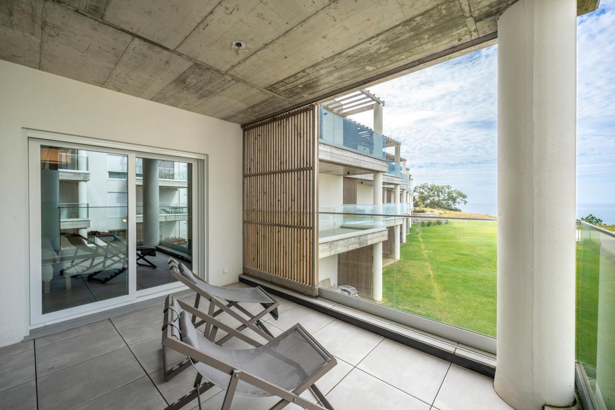 Mar A Vista - Condominium With Pool, Gym And Sea Views Nazaré Quarto foto